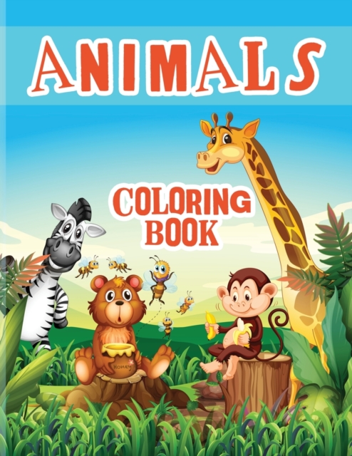 Awsome Animals Coloring Book : A Coloring Book for Adults: Amazing Animals Designs: Lions, Elephants, Owls, Wolves, Horses, Dogs, Cats, Butterflies, Giraffes & So Much More: 192 Pages Coloring Book Fo, Paperback / softback Book