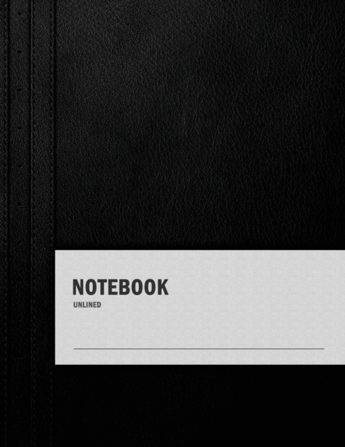 Unlined Notebook : 100 pages Unruled Blank Notebook, Paperback / softback Book