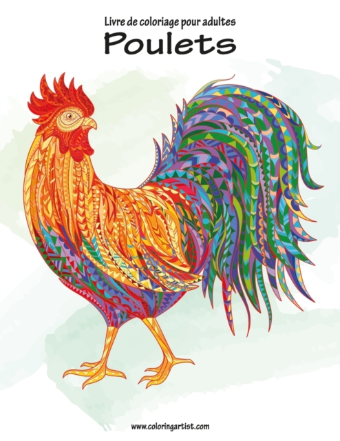 Livre de coloriage pour adultes Poulets 1, Paperback / softback Book