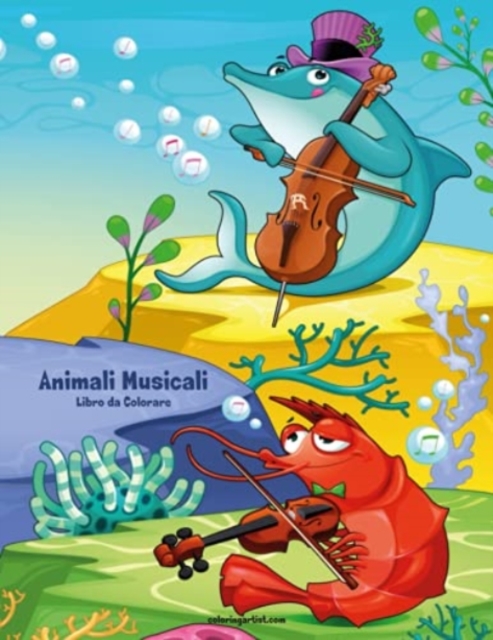 Animali Musicali Libro da Colorare 1, Paperback / softback Book