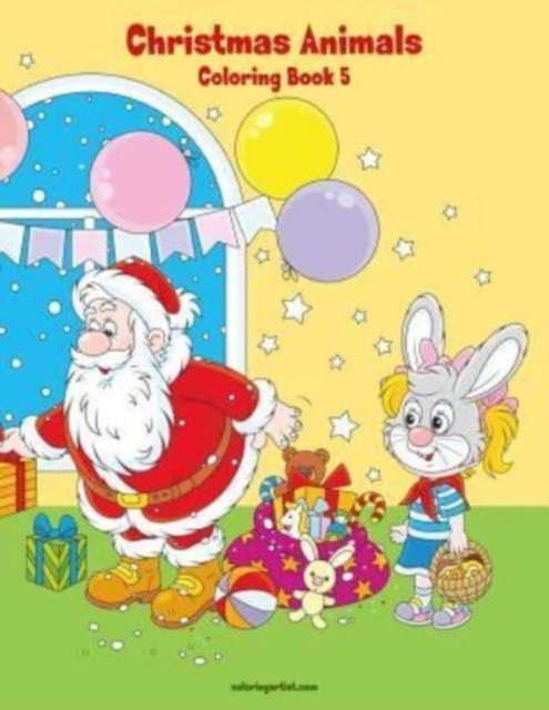 Christmas Animals Coloring Book 5, Paperback / softback Book