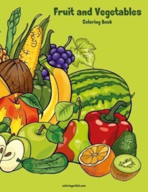 Fruit and Vegetables Coloring Book 1, Paperback / softback Book