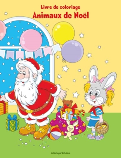 Livre de coloriage Animaux de Noel 5, Paperback / softback Book