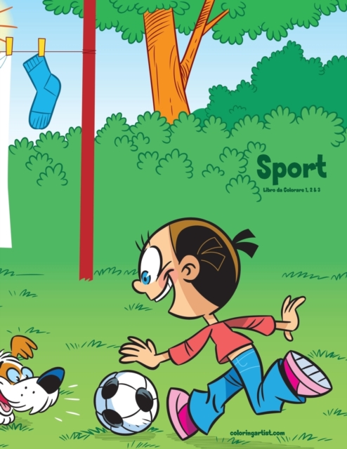 Sport Libro da Colorare 1, 2 & 3, Paperback / softback Book