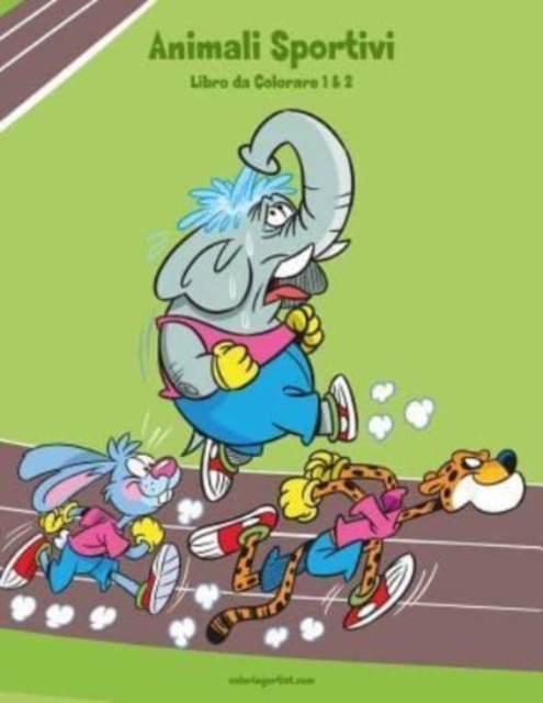 Animali Sportivi Libro da Colorare 1 & 2, Paperback / softback Book