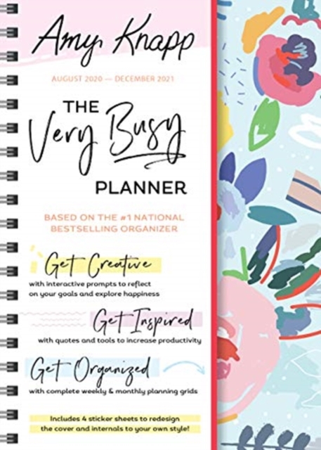 2021 Amy Knapp's The Very Busy Planner : August 2020-December 2021, Calendar Book