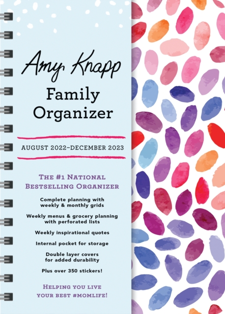 2023 Amy Knapp's Family Organizer : August 2022 - December 2023, Calendar Book