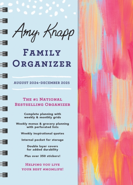 2025 Amy Knapp's Family Organizer : August 2024 - December 2025, Calendar Book
