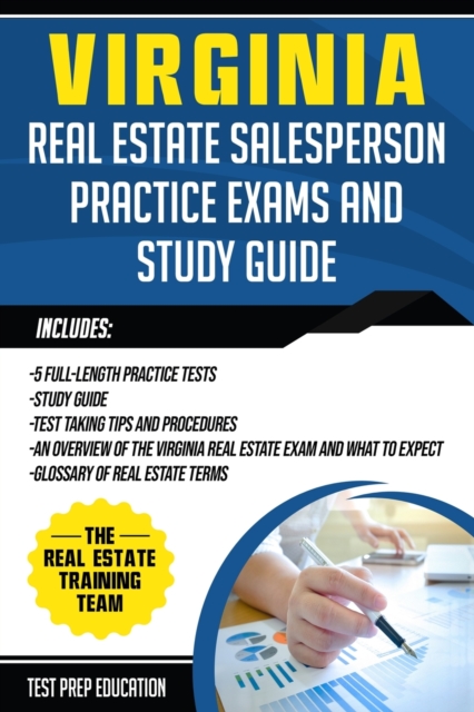 Virginia Real Estate Salesperson Practice Exams and Study Guide, Paperback / softback Book
