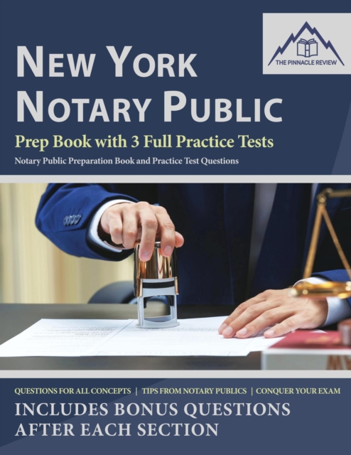 New York Notary Public Prep Book with 3 Full Practice Tests, EPUB eBook