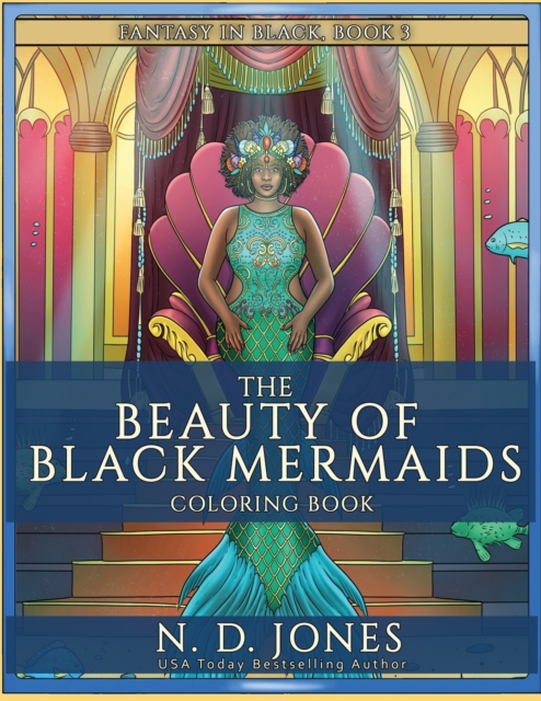 The Beauty of Black Mermaids Coloring Book, Paperback / softback Book