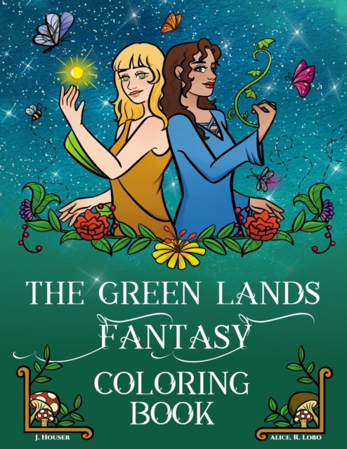 The Green Lands Fantasy Coloring Book, Paperback / softback Book