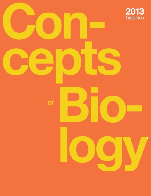 Concepts of Biology (paperback, b&w), Paperback / softback Book