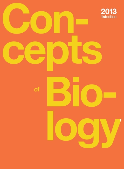Concepts of Biology (hardcover, full color), Hardback Book