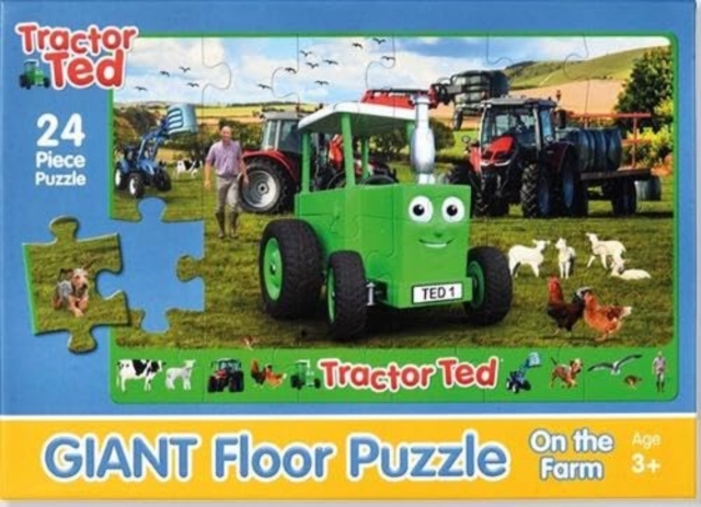Tractor Ted Giant Floor Puzzle, Hardback Book