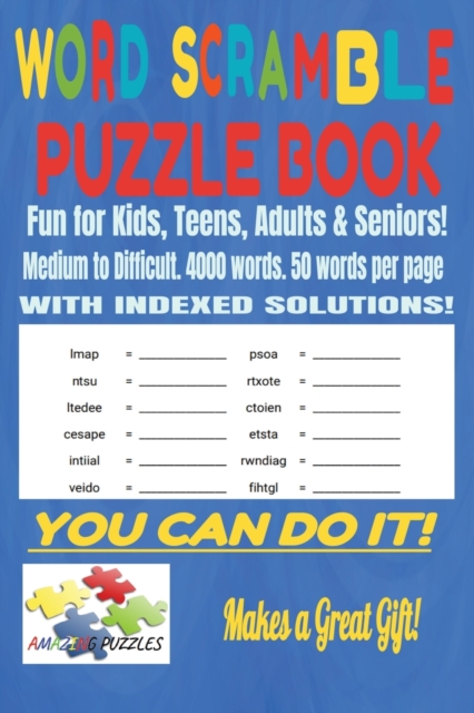 Word Scramble Puzzle Book, Paperback / softback Book