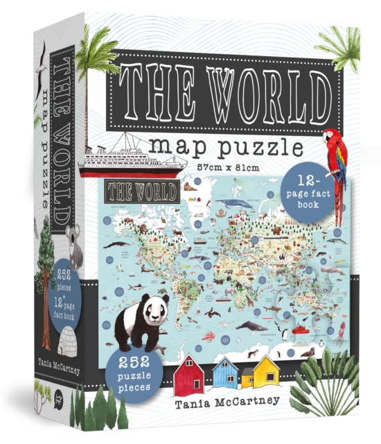 The World Map Puzzle : Includes book & 252-piece puzzle, Jigsaw Book