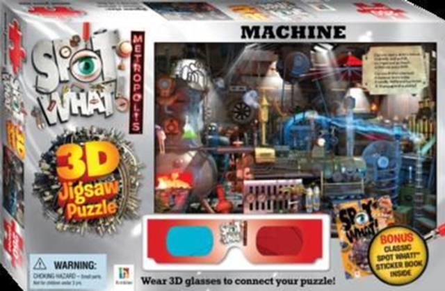Spot What! Metropolis 3D Jigsaw Machine, Kit Book