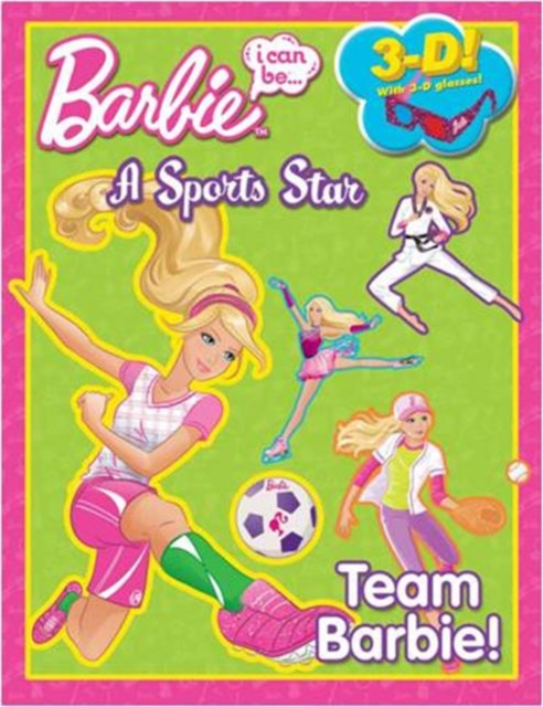 Barbie A Sports Star 3D Picture Story, Paperback Book