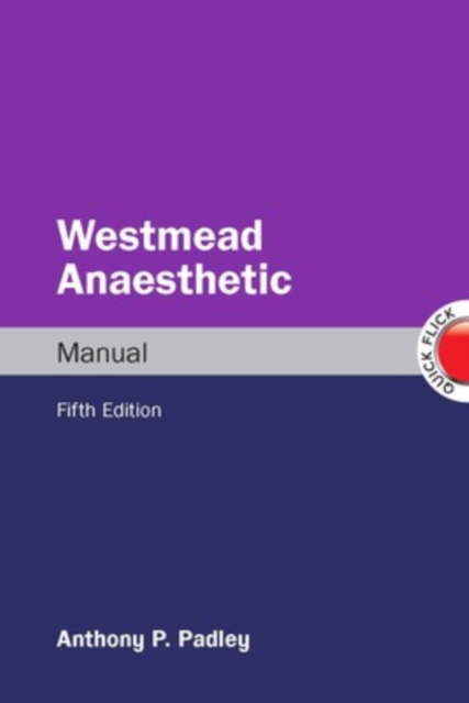 Westmead Anaesthetic Manual, Paperback / softback Book