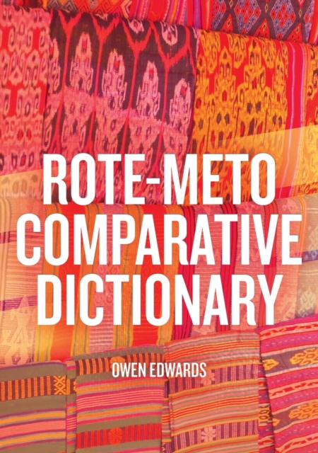 Rote-Meto Comparative Dictionary, Paperback / softback Book