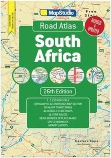 Road atlas South Africa, Paperback / softback Book
