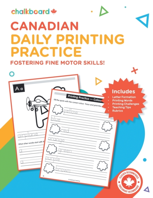 Canadian Daily Printing Practice K-2, Paperback / softback Book