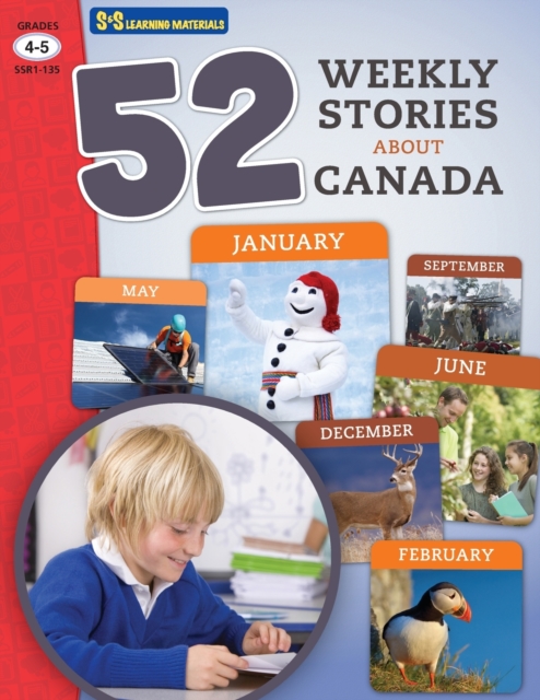 52 Weekly Nonfiction Stories About Canada Grades 4-5, Paperback / softback Book