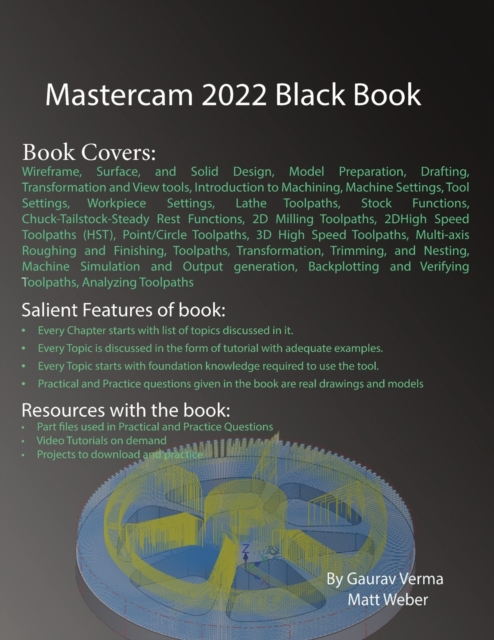 Mastercam 2022 Black Book, Paperback / softback Book