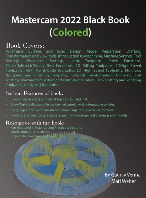 Mastercam 2022 Black Book (Colored), Hardback Book