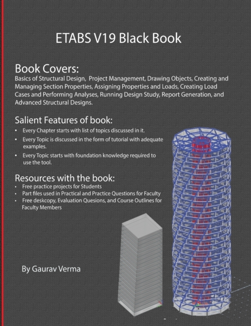 ETABS V19 Black Book, Paperback / softback Book