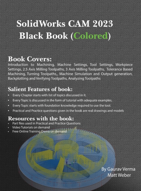 SolidWorks CAM 2023 Black Book, Hardback Book