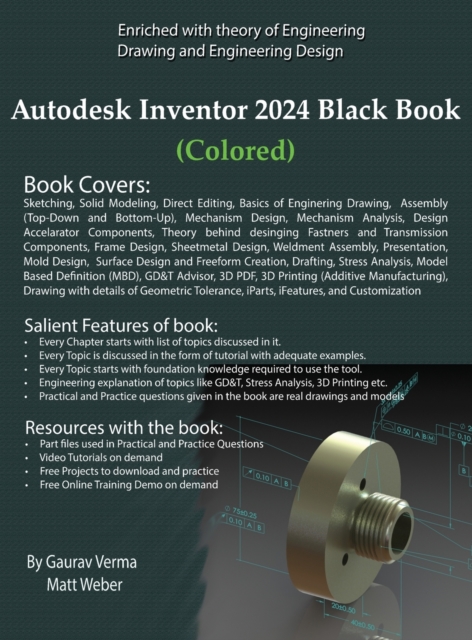 Autodesk Inventor 2024 Black Book, Hardback Book