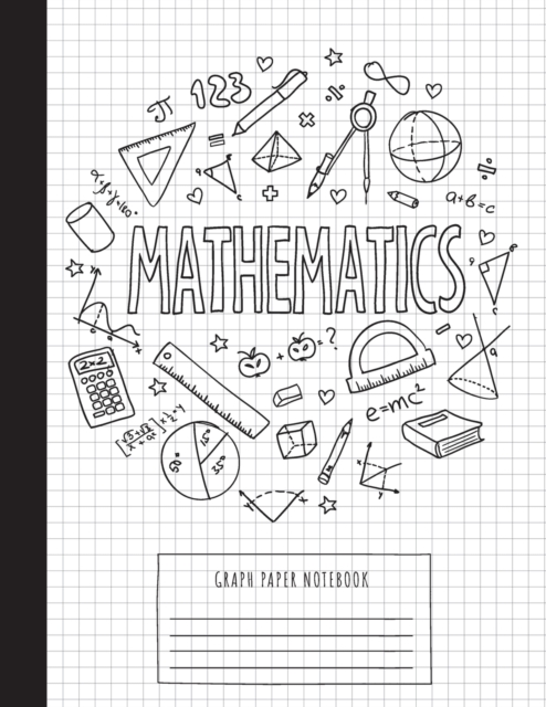 Graph Paper Notebook : (Large, 8.5"x11") 100 Pages, 4 Squares per Inch, Math and Science Graph Paper Composition Notebook for Students, Paperback / softback Book