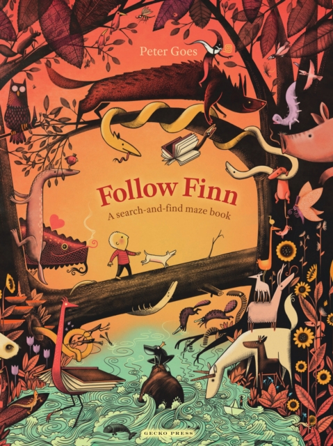 Follow Finn : A search-and-find maze book, Hardback Book