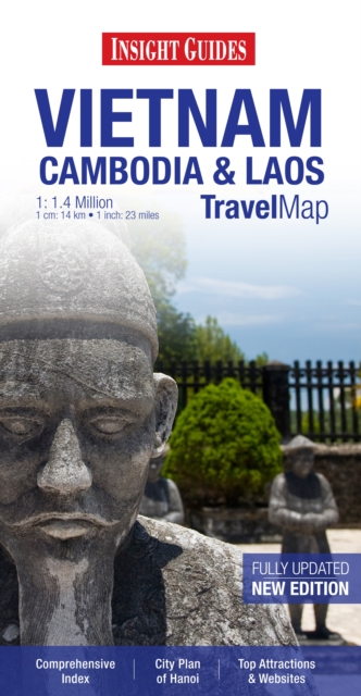 Insight Travel Map: Vietnam, Cambodia & Laos, Paperback Book