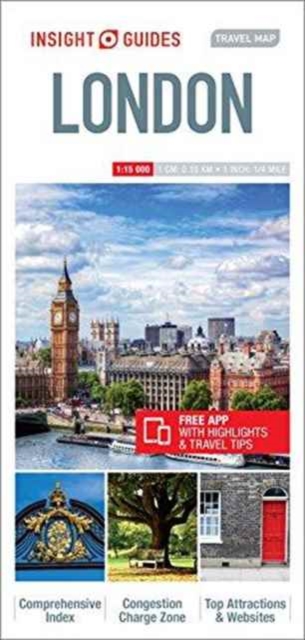 Insight Guides Travel Maps London, Sheet map Book