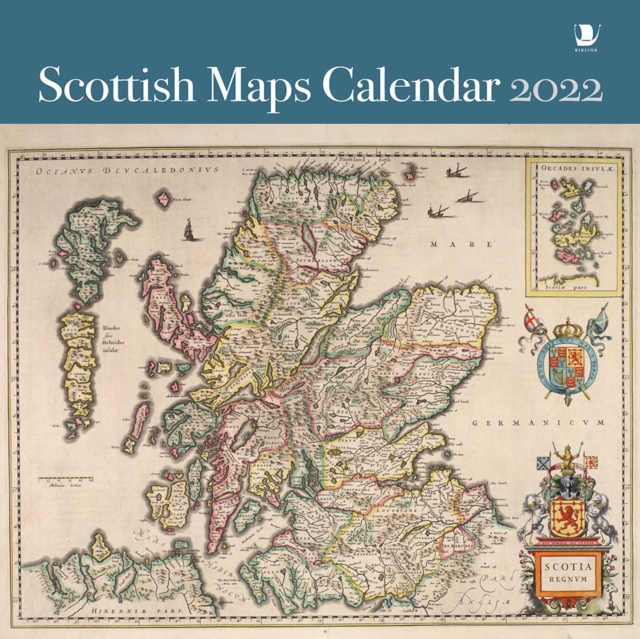 Scottish Maps Calendar 2022, Calendar Book