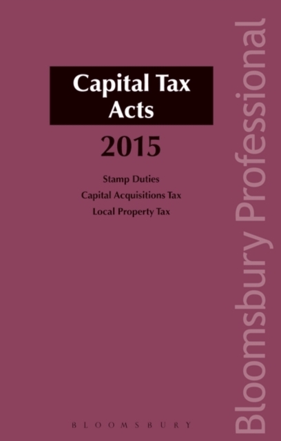 Capital Tax Acts 2015, Paperback Book