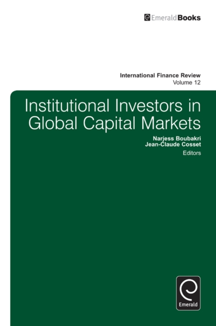 Institutional Investors In Global Capital Markets, Hardback Book