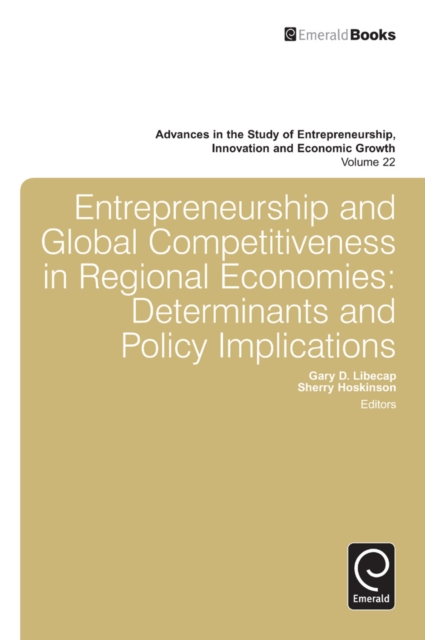 Entrepreneurship and Global Competitiveness in Regional Economies : Determinants and Policy Implications, Hardback Book