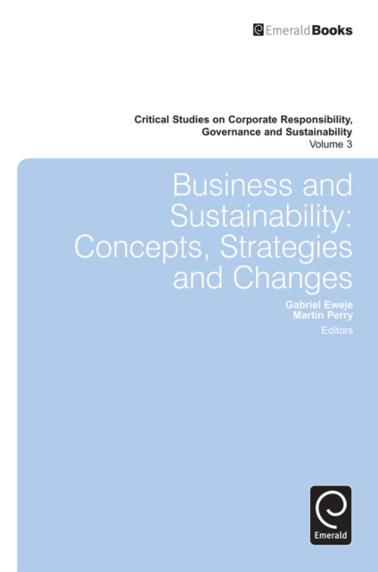 Business & Sustainability : Concepts, Strategies and Changes, Hardback Book