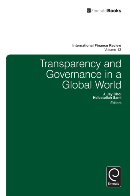 Transparency in Information and Governance, Hardback Book