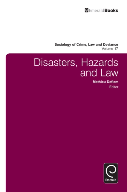 Disasters, Hazards and Law, Hardback Book