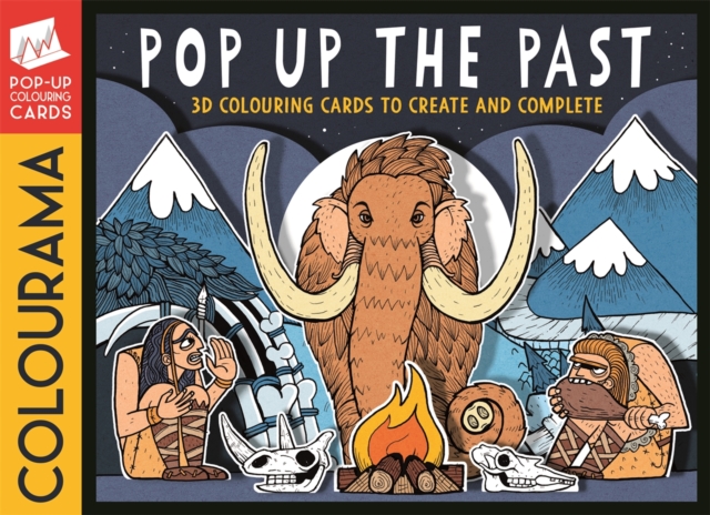 COLOURAMA: Pop Up The Past : 3D Colouring Cards to Create and Complete, Postcard book or pack Book