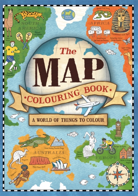 The Map Colouring Book : A World of Things to Colour, Paperback / softback Book