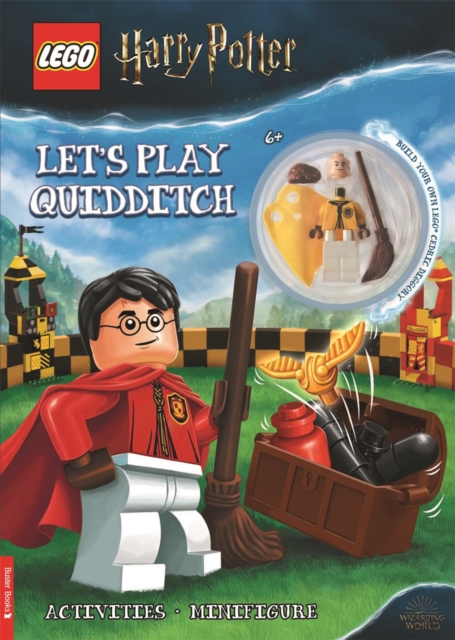 LEGO® Harry Potter™: Let's Play Quidditch Activity Book (with Cedric Diggory minifigure), Paperback / softback Book