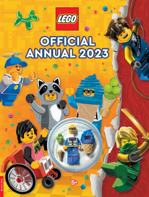 LEGO® Official Annual 2023 (with Ice Cream crook LEGO® minifigure), Hardback Book