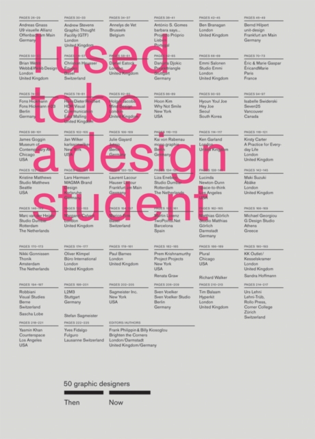 I Used to Be a Design Student : 50 Graphic Designers Then, Now, EPUB eBook