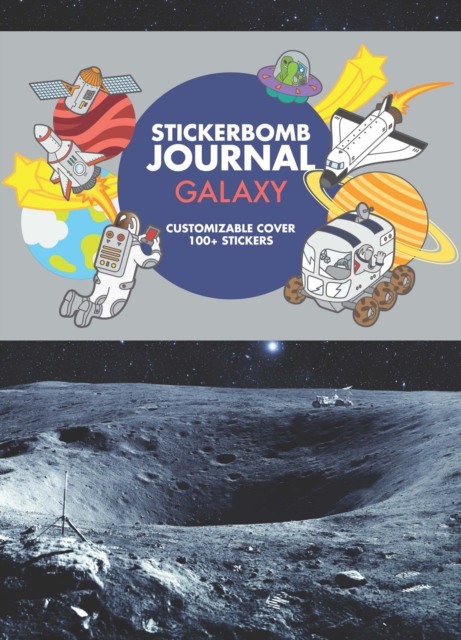 Stickerbomb Journal Galaxy, Notebook / blank book Book